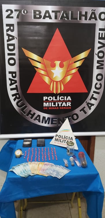Suspeito vinha de Rio Novo e venderia entorpecentes em Juiz de Fora 1 drogas sintéticas divulgação PM