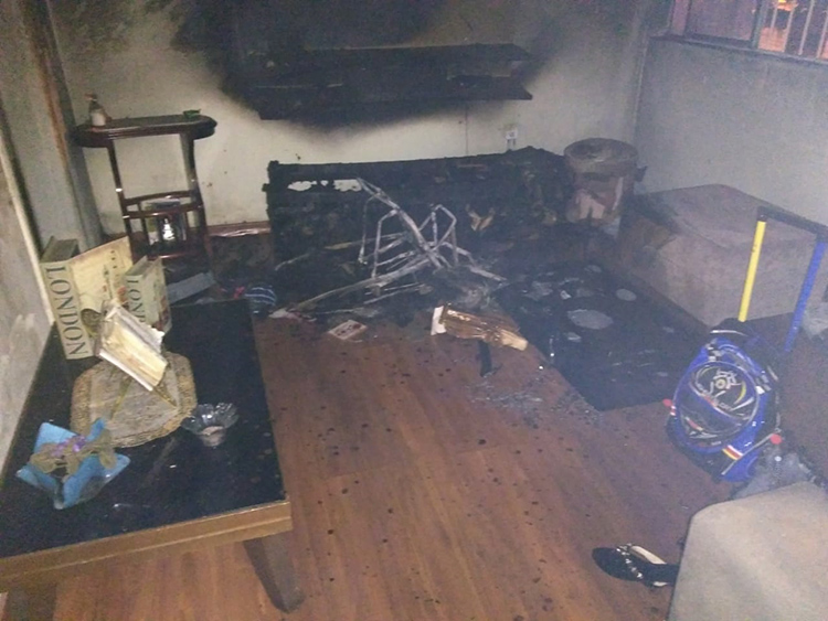 Homem ateia fogo em apartamento onde estavam ex-mulher e filhos 1 incêndio barbacena divulgação bombeiros 6