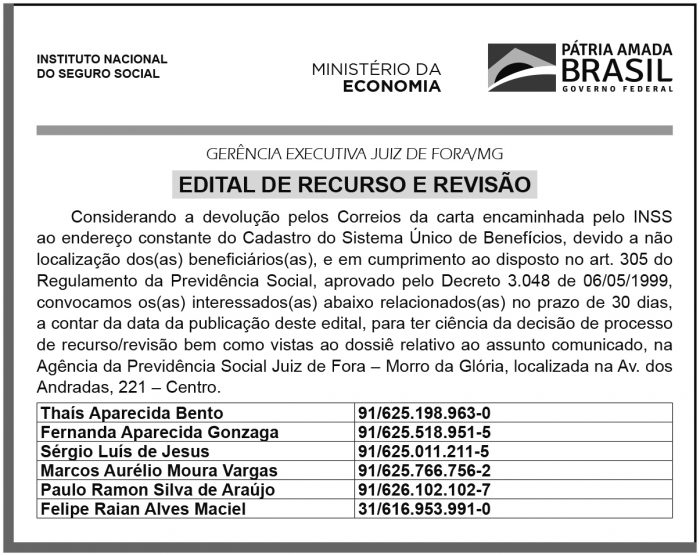 Edital de recurso e revisão 4 1 INSSI 11235