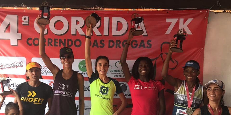 esp correndo das drogas pódio feminino reprodução facebook destacada