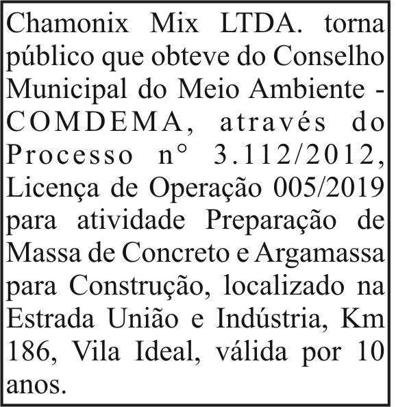 Chamonix Mix LTDA 4 1 CHAMONIX.
