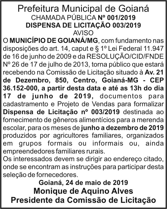 1 GOIANA 001