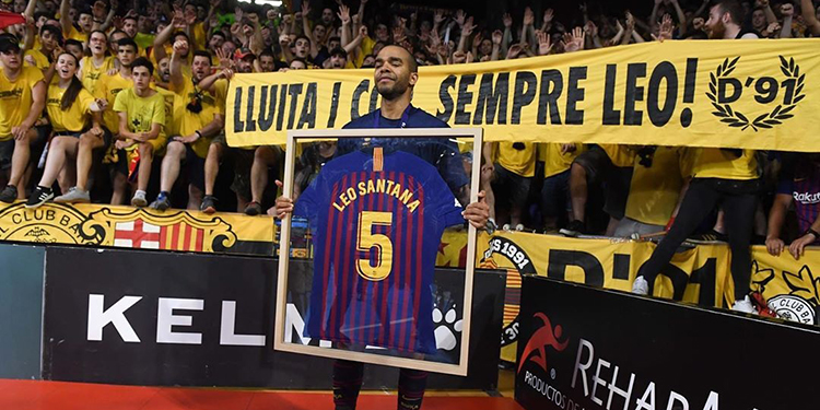 esp Leo Santana Barcelona futsal 2