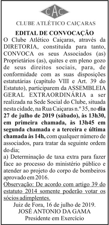 1 CAIÇARAS