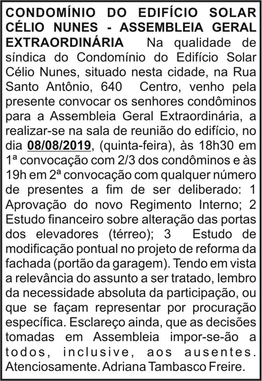 1 CELIO NUNES
