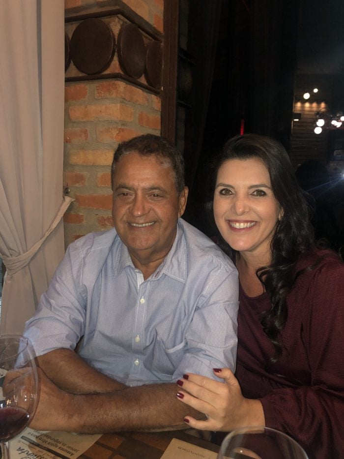 Alcedir Nunes e Elaine Moreira, anteontem, no jantar da Assunta 1 Alcedir Nunes e Elaine Moreira, anteontem, no jantar da Assunta