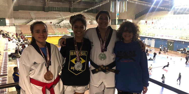 Juiz-foranos conquistam cinco vagas no Supercampeonato Brasileiro de taekwondo 1 esp taekwondo feminino foto arquivo pessoal interna