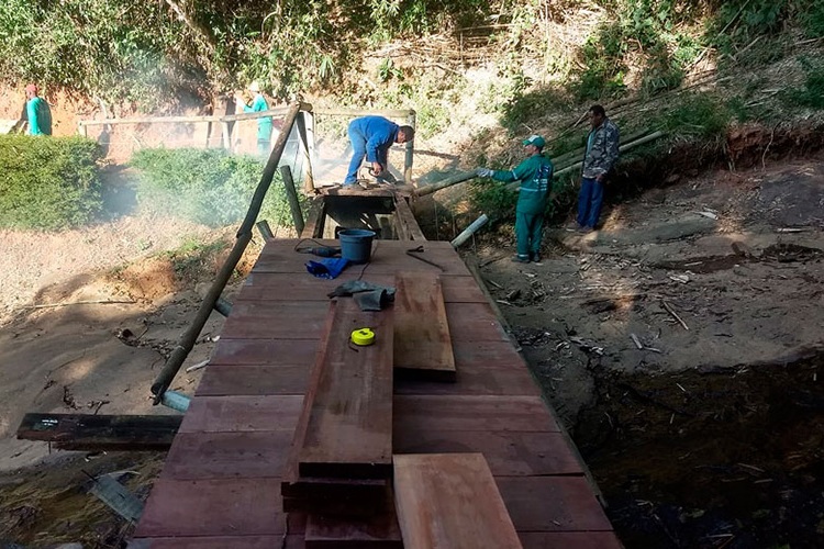 obras no parque da lajinha divulgação pjf