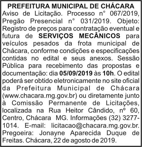 1 CHACARA 067