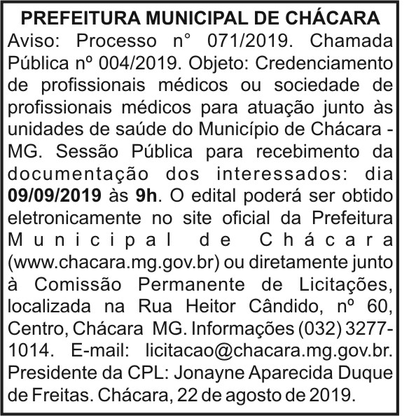 1 CHACARA 071