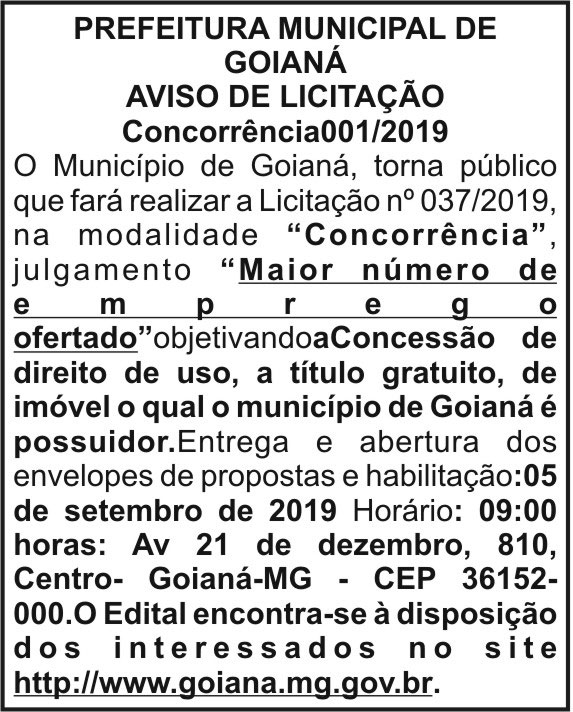1 GOIANA 001