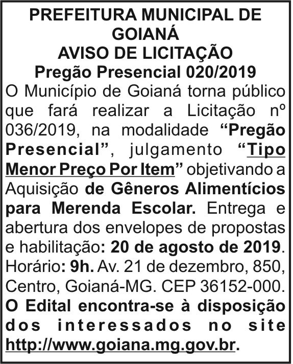 1 GOIANA 0201