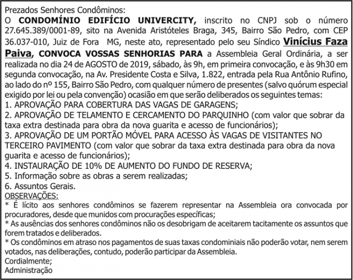 1 UNIVERCITY