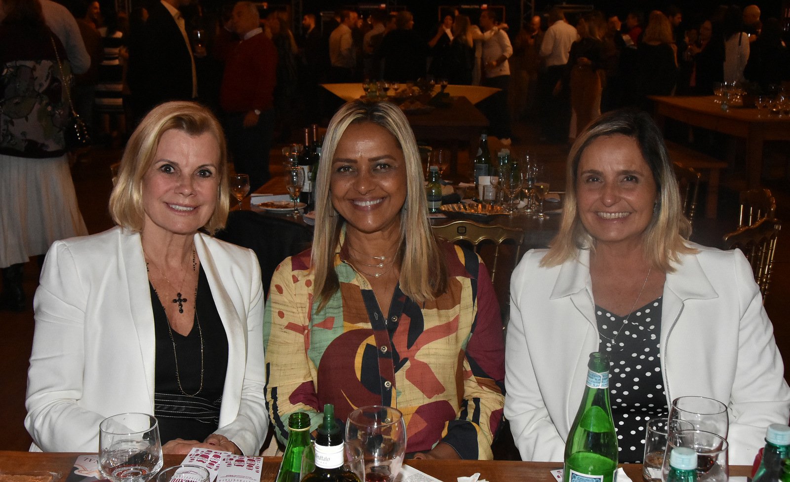 Vânia de Landa (aniversariante desta sexta), Maryangela Maia e Sandra Cristina 1 Vânia de Landa (aniversariante desta sexta), Maryangela Maia e Sandra Cristina em noite de festa Foto: Arcélio Mendonça