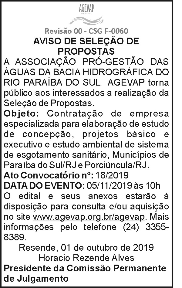 1 AGEVAP 18