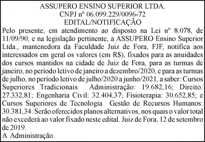 1 ASSUPERO