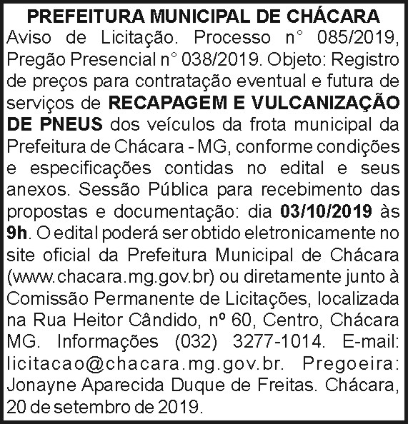 1 CHACARA 085