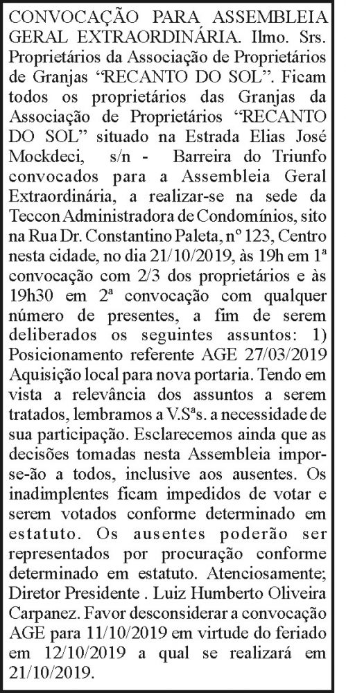 1 RECANTO DO SOL1