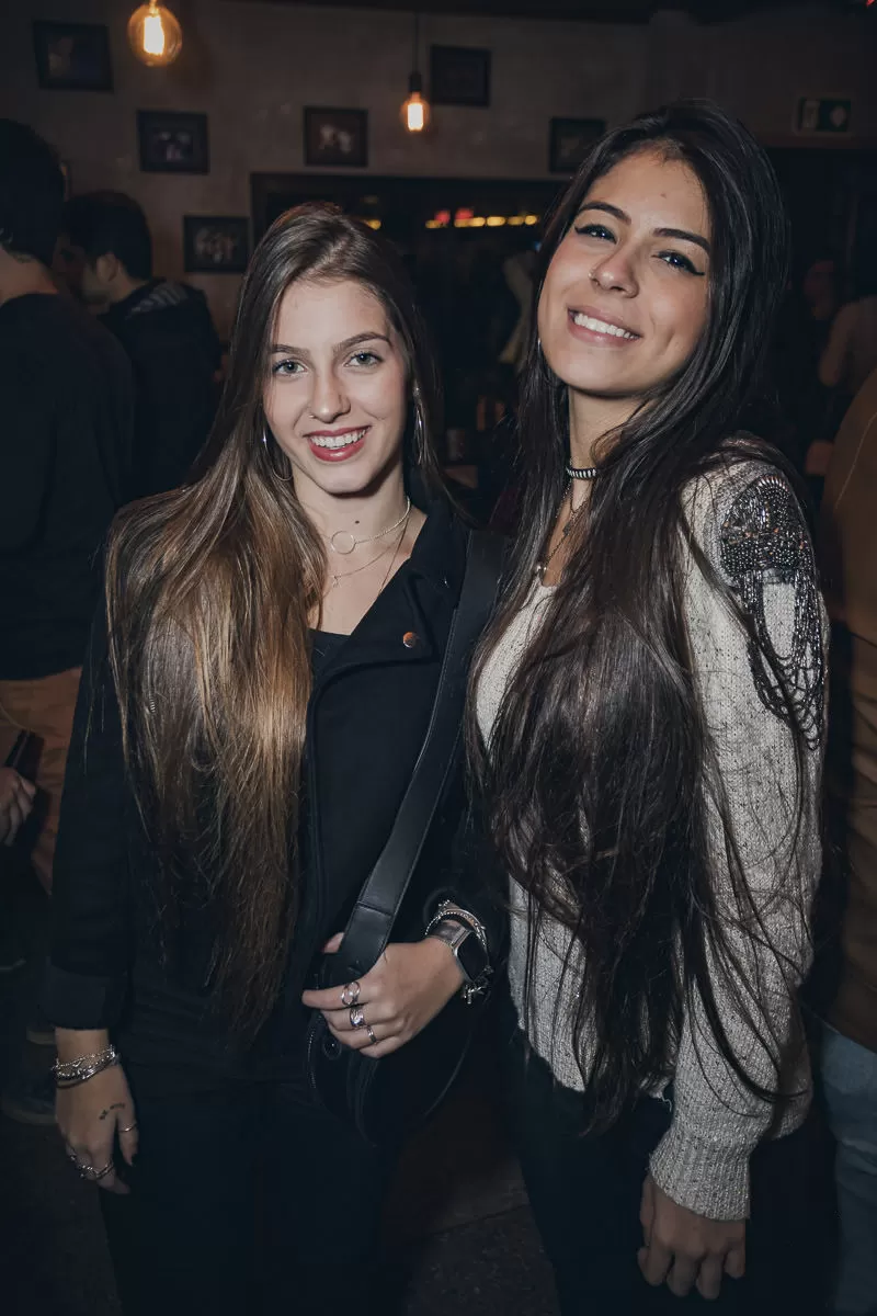 Alícia Gomes e Júlia Torres na noite da Danke