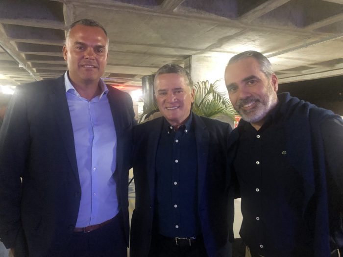 Neylson Almeida, Jovino Campos e Fernando Utsch no 'coq' inaugural do Bahamas Santa Terezinha 1 Neylson Almeida, Jovino Campos e Fernando Utsch no 'coq' inaugural do Bahamas Santa Terezinha