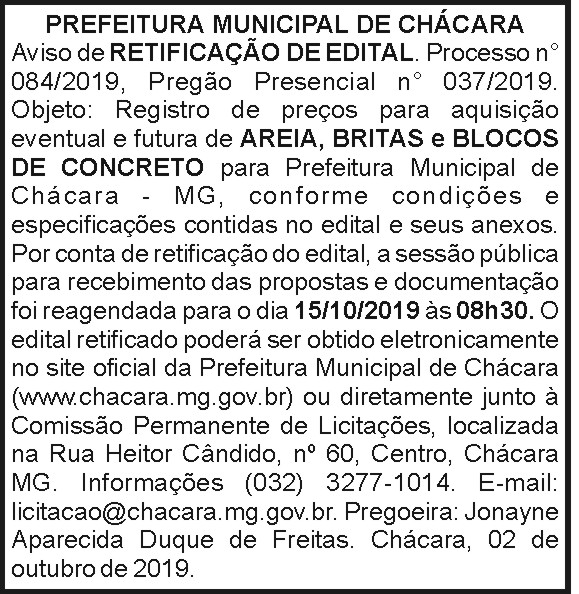 1 CHACARA 084