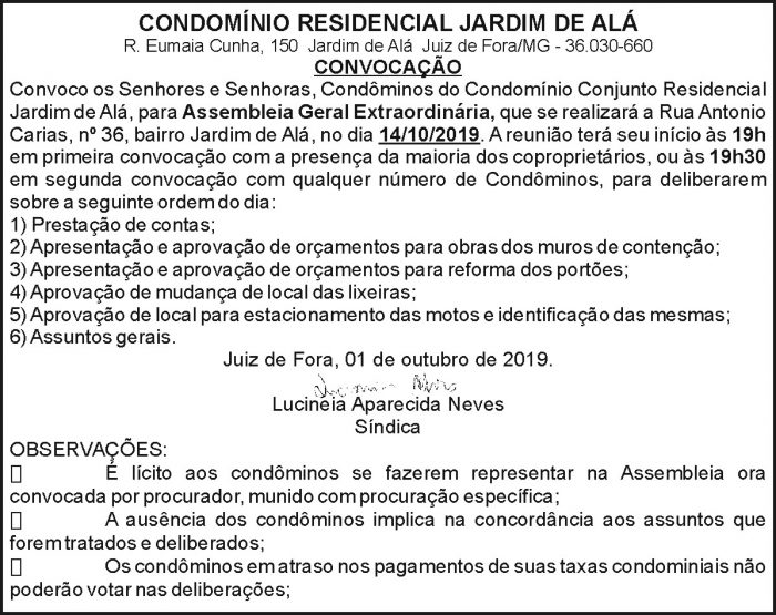 1 JARDIM DE ALA