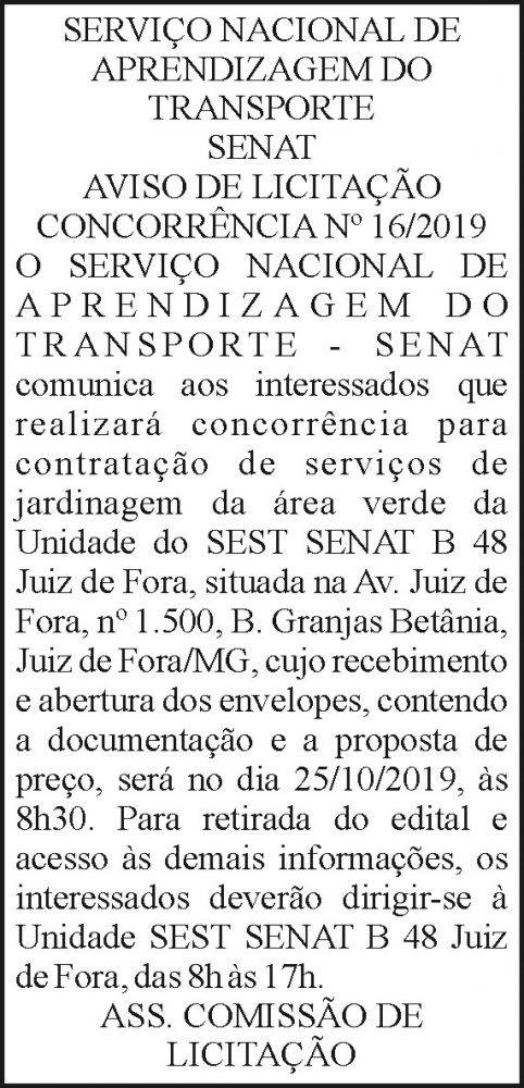 Senat - Licitação 4 1 SENAT