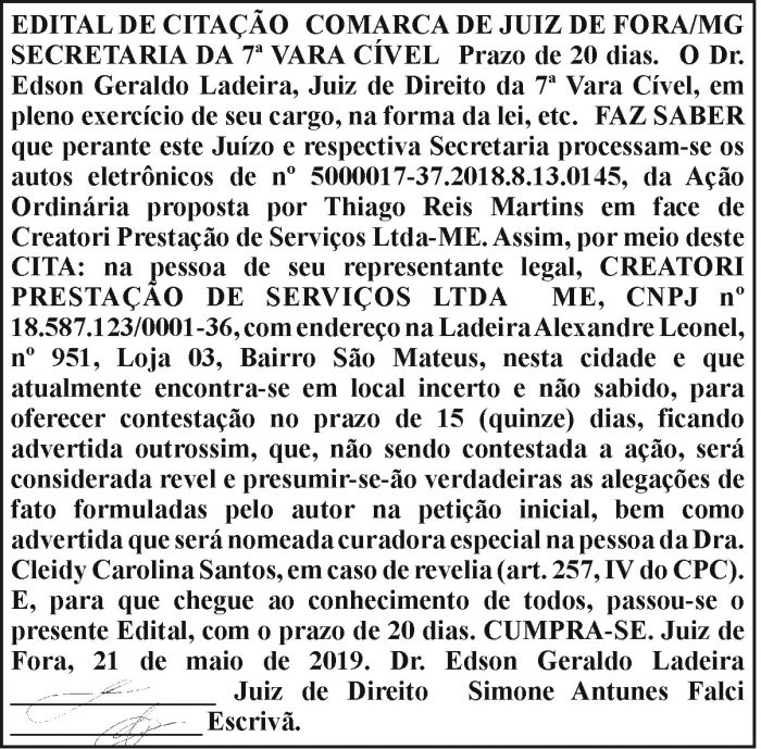 Edital de citação 4 1 THIAGO
