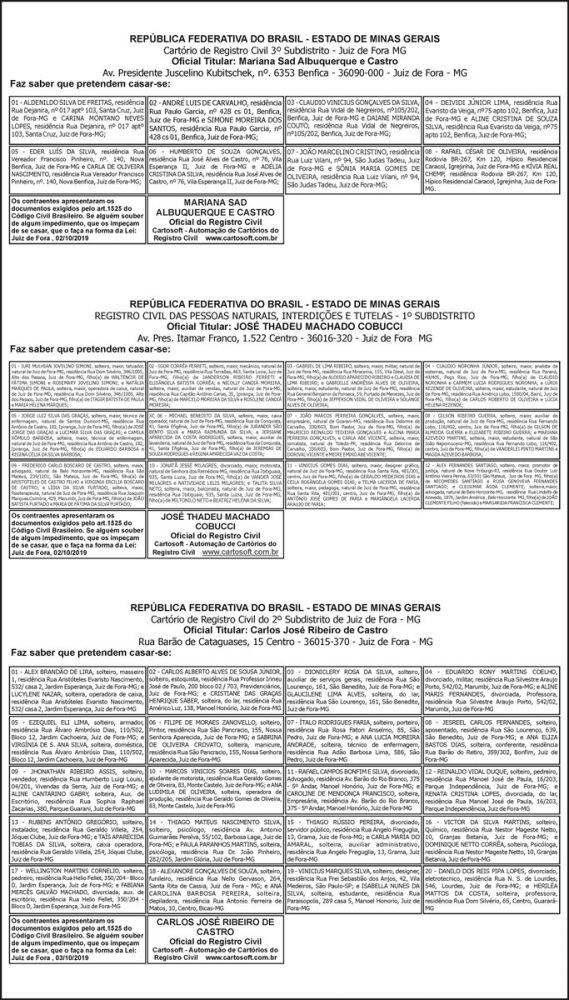 AVISOS CASAMENTOS 03 10