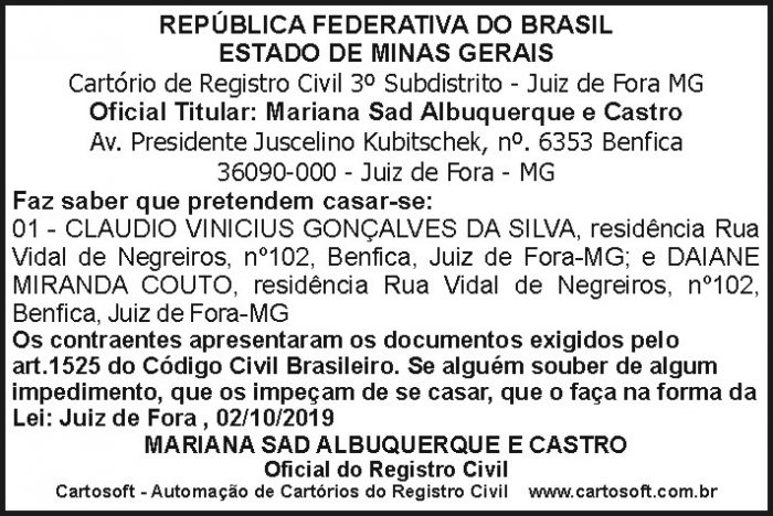 Casamento 4 AVISO CLAUDIO