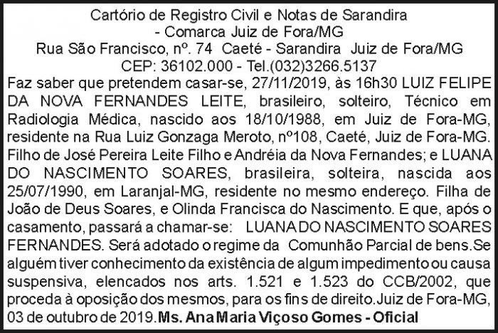 AVISO LUIZ