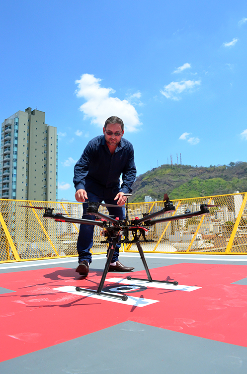 JF fará transporte de sangue e derivados por drone 1 drone em jf by olavo