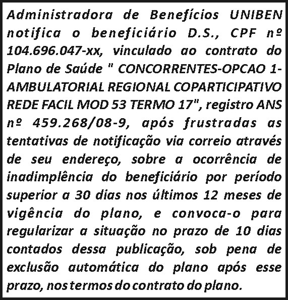 Administradora Benefícios UNIBEN 4 1 UNIBEN