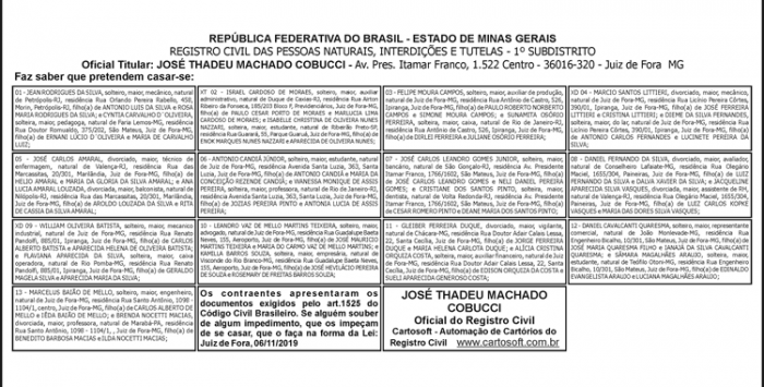 AVISOS CASAMENTOS 07 11 parte 2