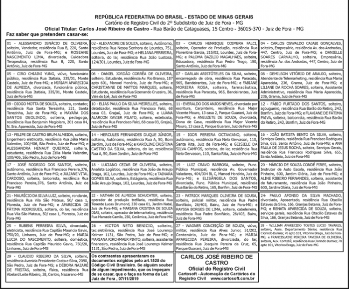Avisos Casamentos 07-11-19 12 AVISOS CASAMENTOS 07 11 parte 3