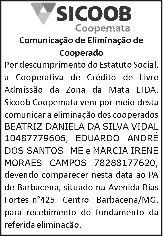 1 EDITAL SICOOB BARBACENA