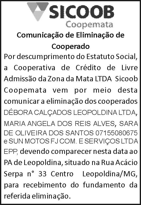 1 EDITAL SICOOB LEOPOLDINA