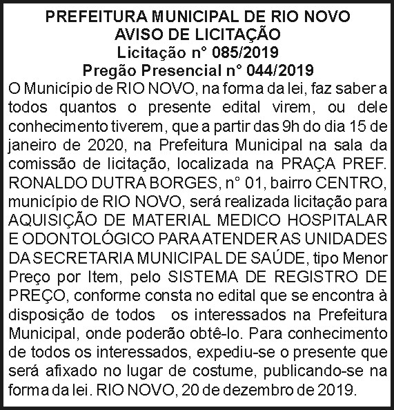 1 RIO NOVO 085