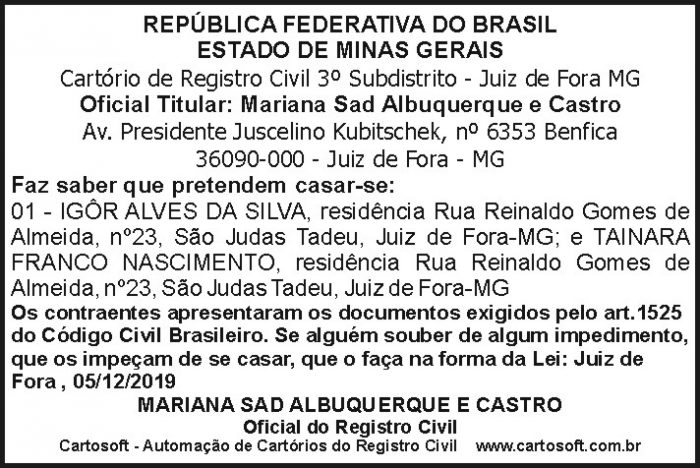 AVISO IGOR