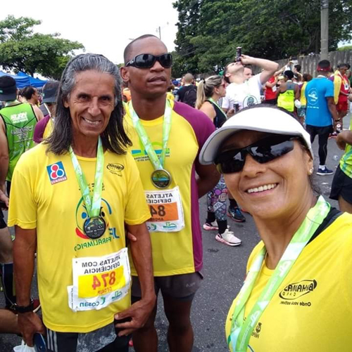 A experiência de um paratleta nos desafios do atletismo 1 Gedair André e Célia