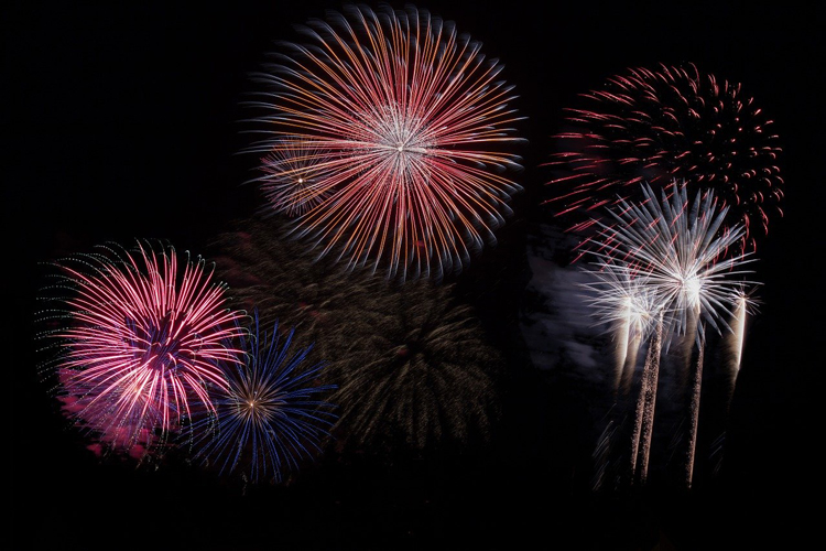 ano novo fogos de artifício