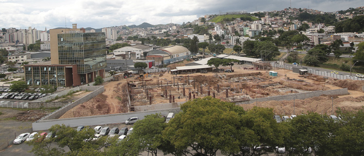 Obra do novo Fórum chega à fase de construção de pilares 1 forum111