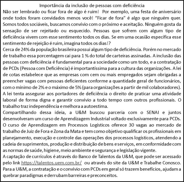 Importância da inclusão de pessoas com deficiência 4 1 DEFICIENCIA