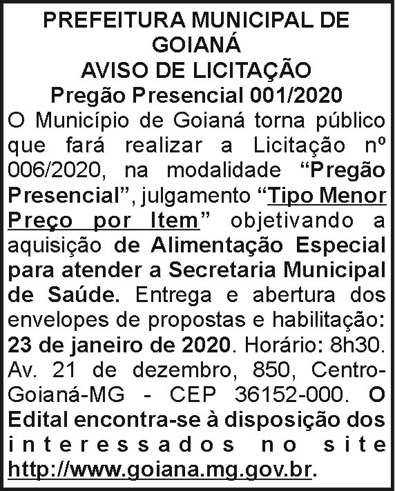 1 GOIANA 001
