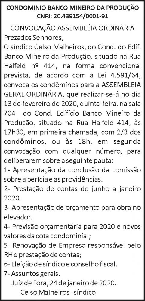 Condomínio Banco Mineiro da Produção 4 1 MINEIRO