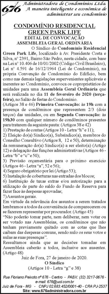 Condomínio Residencial Green Park Life 4 1 PARK LIFE