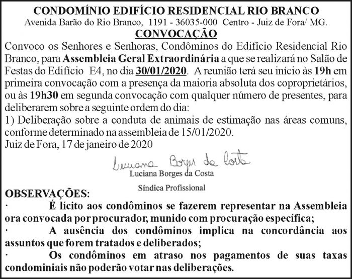 Condomínio Edifício Residencial Rio Branco 4 1 RIO BRANCO1