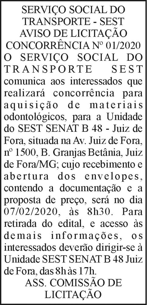 Serviço social do transporte - Sest 4 1 SEST