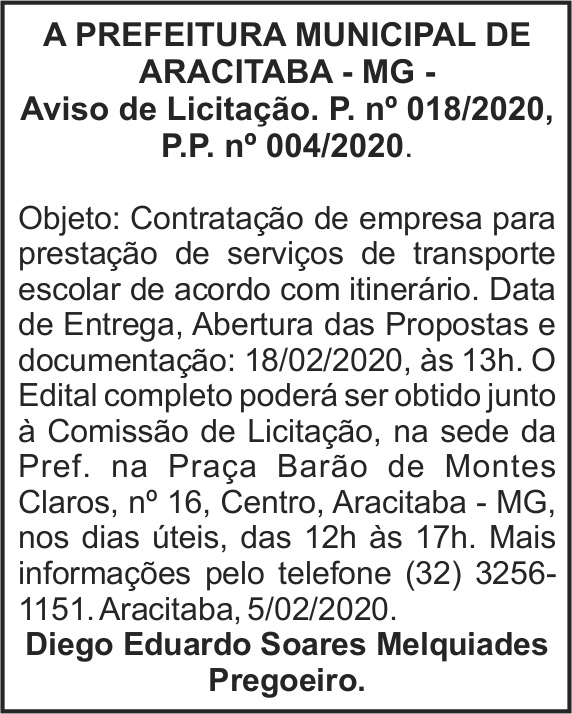 1 ARACITABA 018