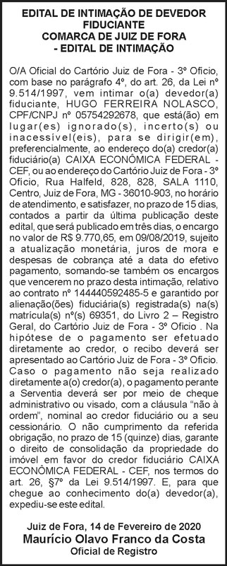 Edital de intimação de devedor 4 1 HUGO